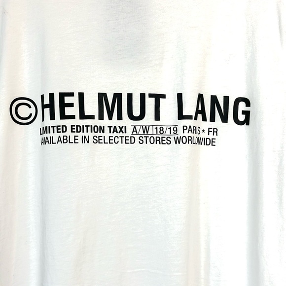 Helmut Lang White Paris Taxi Tee - Picture 6 of 12